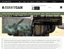 Tablet Screenshot of jerrycan.com